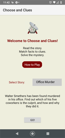 Choose and Clues
